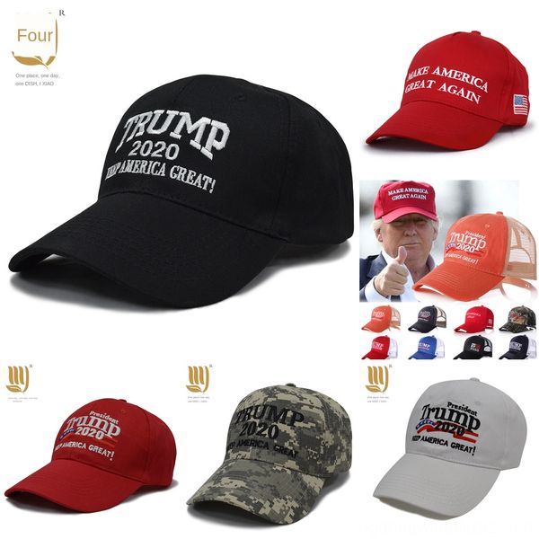 

dfj0p trump hat keep america baseball letter embroidered washed hats ball cap outdoor travel trump 2020 president great caps party cloth, Blue;gray