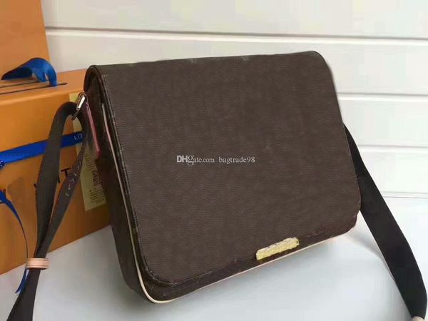 

famos brand men's handbags genuine leather gc#197 messenger totes bags shoulder bag m40523 purses with straps