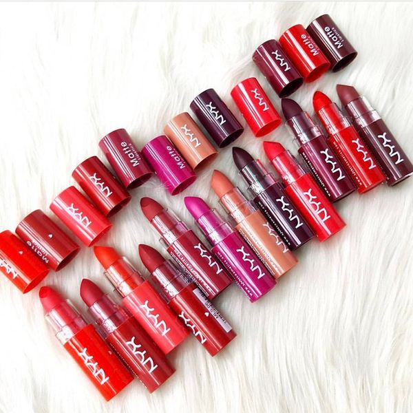 

Nyx butter lip tick 12 color batom mate waterproof long la ting lip tick ny tint lip glo tick brand makeup maquillage hipping