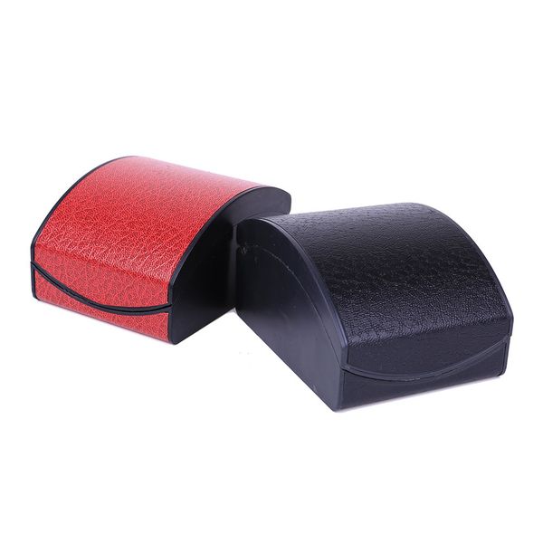 

new fashion delicate plastic cardboard bangle bracelet wrist watch jewelry present gift box indoor magnetic cover a1, Black;blue