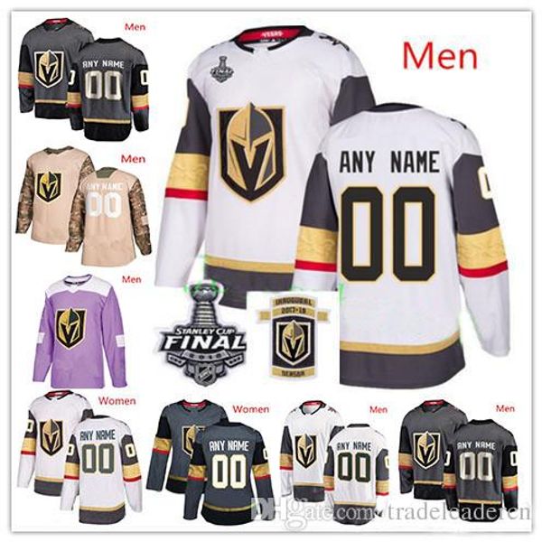 

custom vegas golden knights 2018 stanley cup gray white any number name fleury pacioretty reaves tuch eakin mark stone #17 inaugural jerseys, Black;red