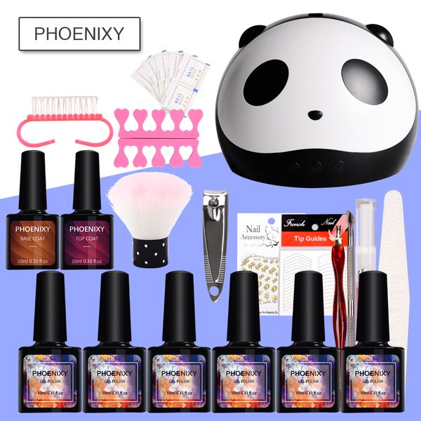 

set for manicure gel for nail 6pcs 10ml nail polish set art tools kit manicure gel polish all kit