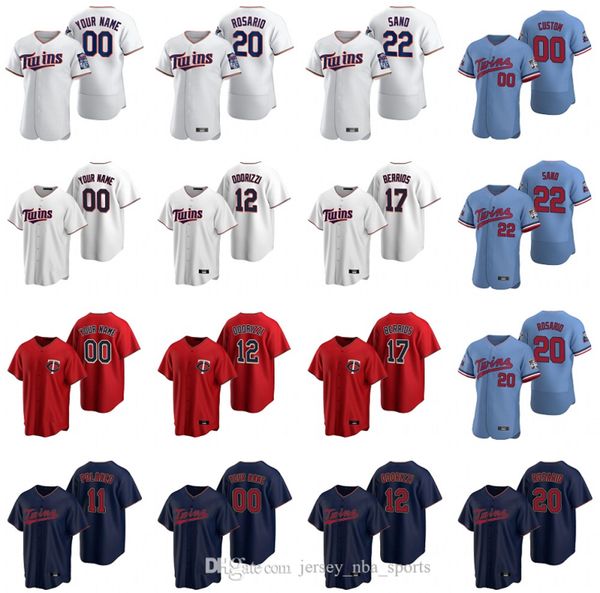 

2020 kent hrbek jersey sergio romo mitch garver jonathan schoop byron buxton ehire adrianza kirby puckett baseball jerseys custom stitched, Blue;black