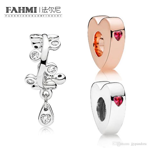 

wpennyi 100% 925 стерлингового серебра очарование роза двух сердец проставки двух сердец прокладки люстры капельки spacer charm, Black