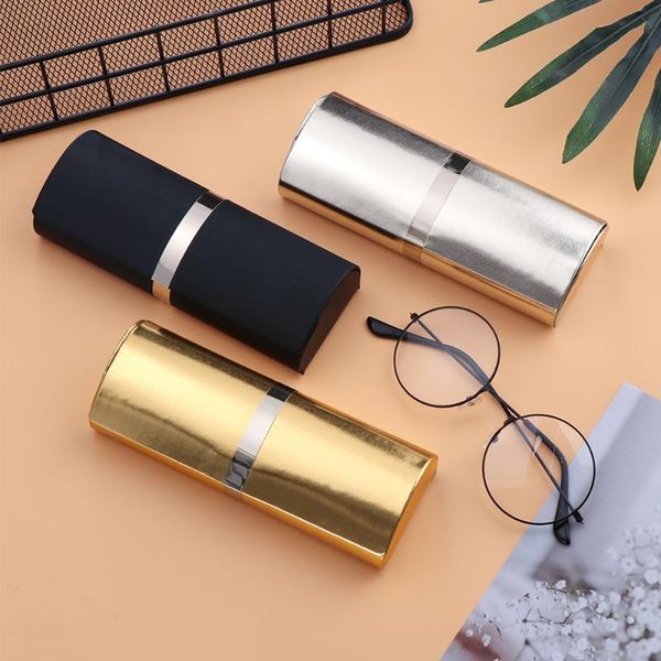 

hard metal очки box портативный vintage очки чехол для путешествий офиса солнцезащитные очки box роскошные high end моды очки держатель, Silver