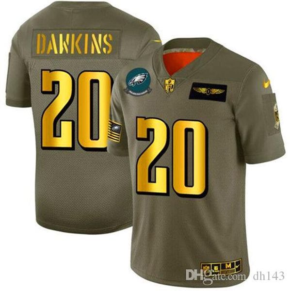 brian dawkins authentic black eagles jersey