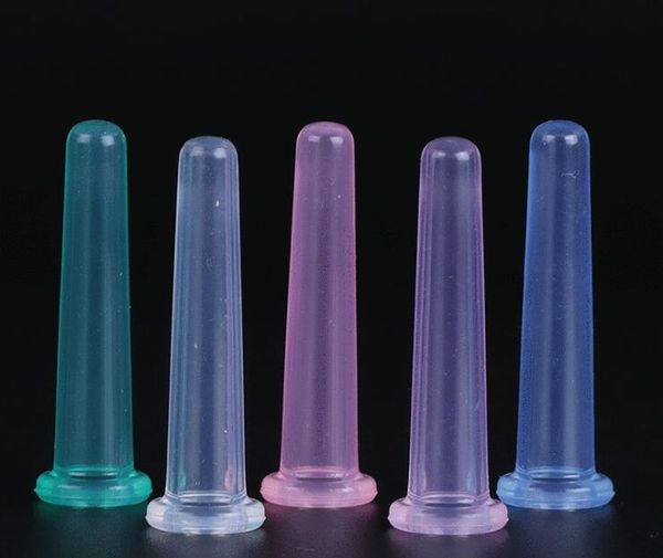 

100pcs eye mini silicone vacuum massage cup silicone facial massager cupping cup face eye care treatment 16*50mm