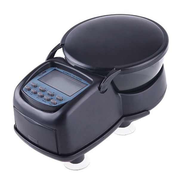 2019 Hot Sale Digital Automatic Fish Feeder Brand Black Mini
