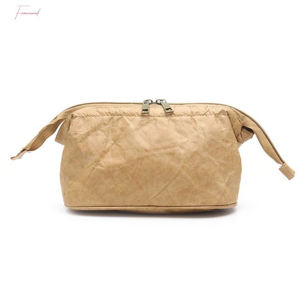 

women clutch 2020 new kraft paper coin pocket light washable tear resistant environmentally friendly portable phone bag
