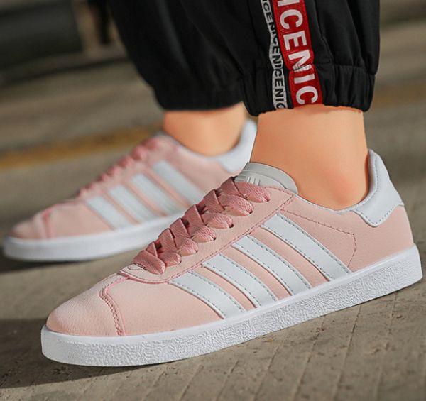 

мужская классическая суперзвезда газель повседневная обувь замша плоские кроссовки открытый легкие мужчины женщины zapatillas полуботинки бо, Black