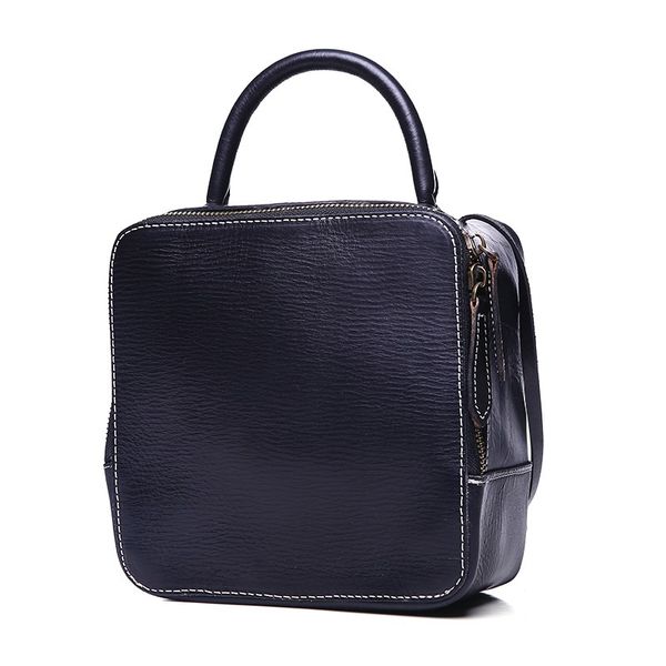 

winsun women genuine leather messenger crossbody bag designer handbags solid flap pocket shoulder bags trunk bolsa feminina 8606