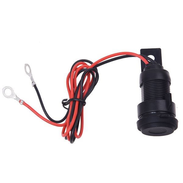 

moto зарядное устройство usb 12v прикуривателя черный водонепроницаемый