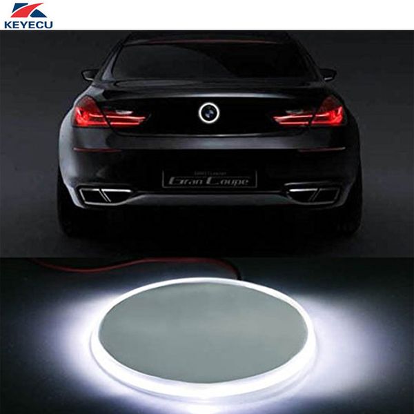 

keyecu 1 piece white red blue 82mm emblem led background light for 1 3 5 7 series x3 x5 x6
