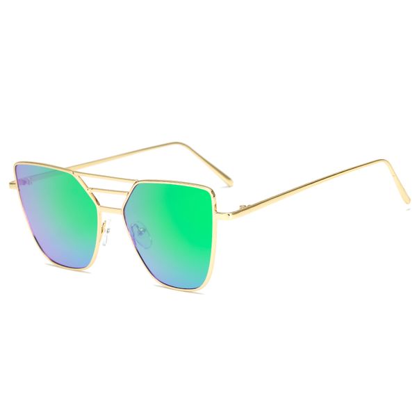 

women mencat eye pink sunglasses woman shades mirror female square sun glasses for coating oculos fashion brand sunglasses