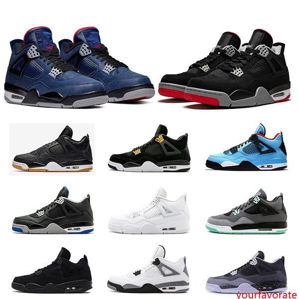 

2019 4s sports shoes for men royalty travis scots cool grey loyal blue athletic 4 basketball shoe mens sneakers