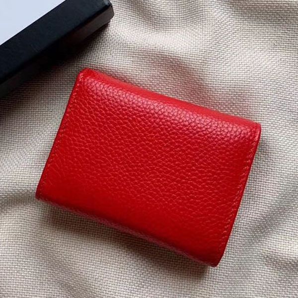 

топ 2019 vintage женщин кожаный кошелек короткие тонкие мужские кошельки зажим для денег кредитная карта доллар цена, Red;black