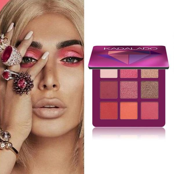 

korea 9 colors glitter eyeshadow makeup pallete matte eye shadow shimmer shine diamond eyeshadow pigment cosmetics