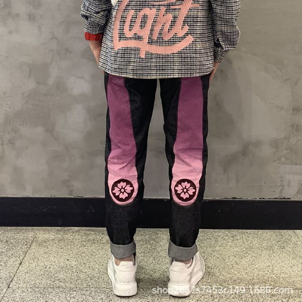 

2020 вокое каево мода клаиекий мђжкой иолеовй пѬин джин slim fit моо, Blue