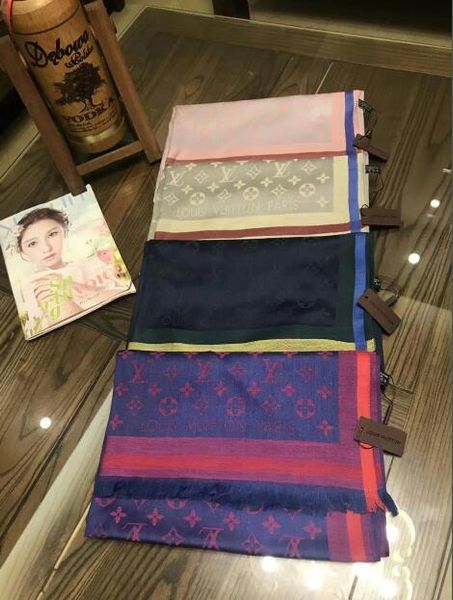 

2019 luxury royal brand fashion design scarf %100 silk long scarf 180*70cm great quality fashion classic style spring summer print scarve, Blue;gray