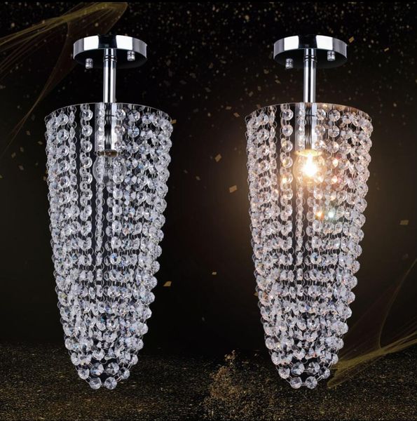 

modern fashion luster crystal led chandeliers lighting led lamps restaurant corridor led ceiling lights stairs, hallways light hanging lamp