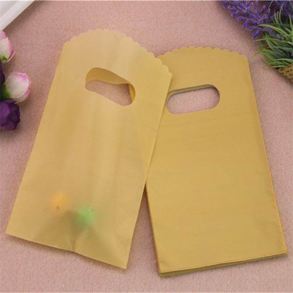 

2016 new design wholesale 100pcs/lot 9*15cm dark khaki mini jewelry gift pouches small plastic packaging bags