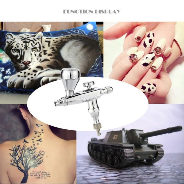 

make-up airbrush 0.3mm 5&13cc single-action trigger spraying aerografo for cake decoration model facial makeup body paint