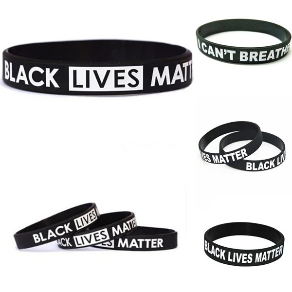 

black lives matteramgj accessory men bracelet brazalet stainless steel & black silicone mens bracelets jewelry wristbands #9488