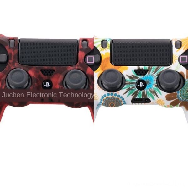 

p5mym anti slip silicone rubber protective skin case skin sony playstation 4 ps4 camouflage controller case for grip cover 1021