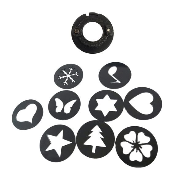 

lens accessory bokeh effect kit & protective cover cap 67mm for canon