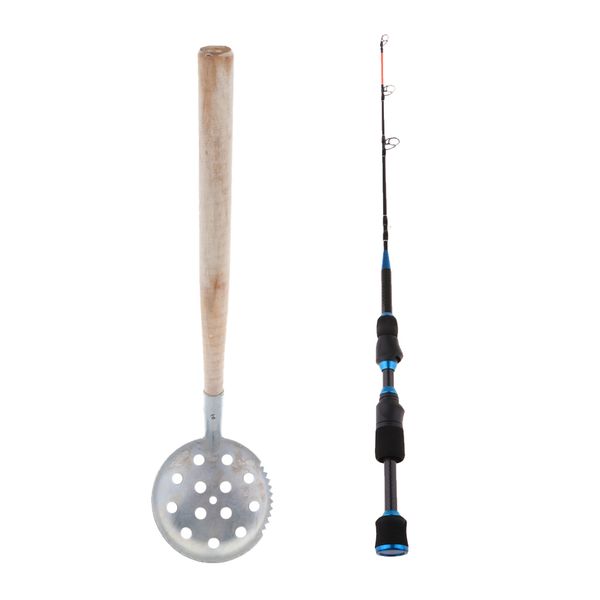 

mini ice fishing rod detachable & ice fishing scoop