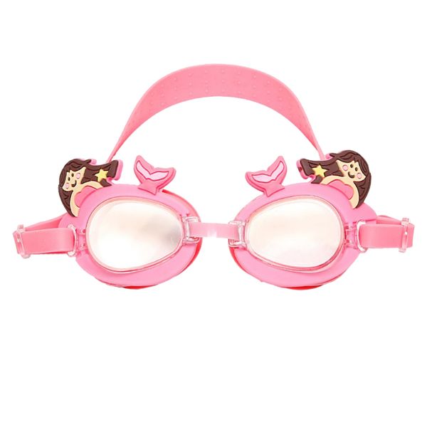 

kids swimming goggles - anti-fog waterproof swim glasses & silicone frame for children - select colors