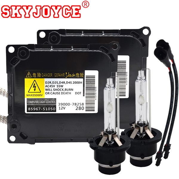 

skyjoyce original xenon hid kit d4s xenon ballast kit parts no.85967-51050 55w 35w d4s d4r d2r d2s bulb 4300k-8000k