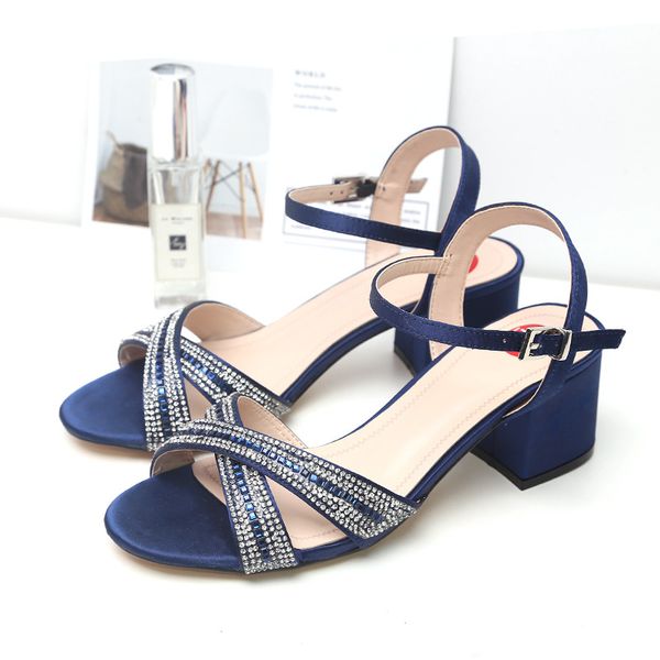 

shiny crystal beading gladiator sandals women silver/blue cross band glitter high heels sandals women diamond sandalia feminina, Black
