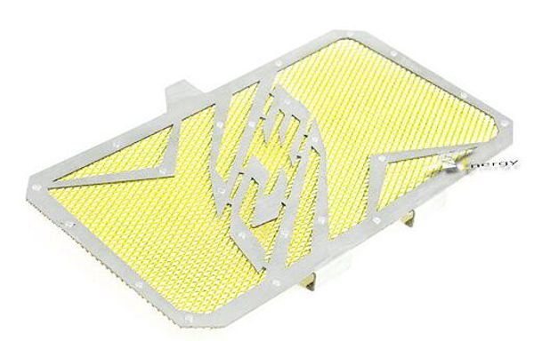 

modi motorcycle radiator grille guard cooler protection cover for yzf r3 yellow