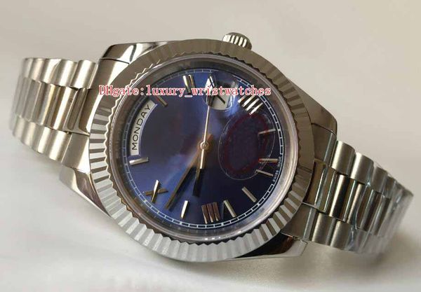 

topselling высокое качество часы 41 мм день-дата 228239 президент сапфир нержавеющая сталь азия 2813 механизм механические автоматические му, Slivery;brown