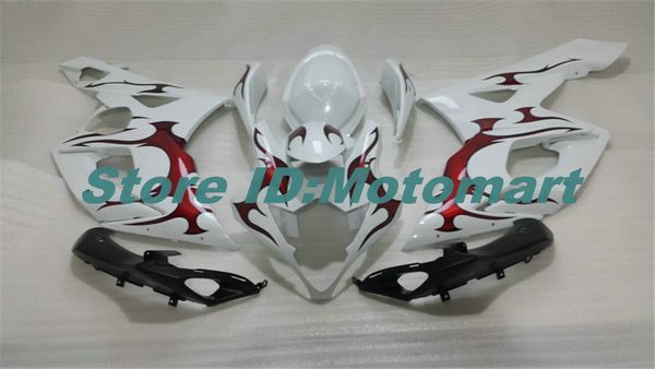 Iniezione Kit muffa della carenatura per SUZUKI GSXR1000 2005 2006 GSX R1000 GSXR 1000 K5 05 06 carenature Set + regali rossi SG74 bianco