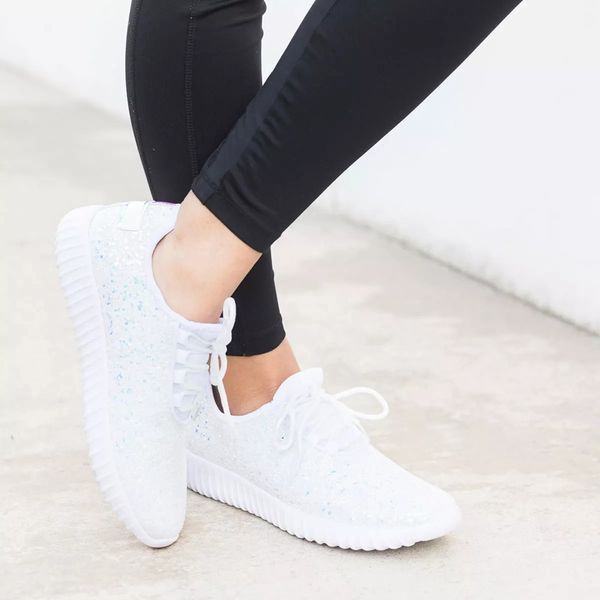 

women lace up vulcanized female comfortable bling shoes women's solid breathable ladies fashion footwear new plus size 2020, Black