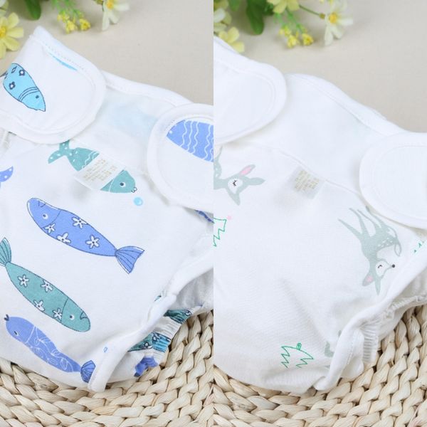 

u4nff newborn baby leakproof breathable waterproof four seasons universal washable adjustable newborn baby diapers leakproof breathable wate
