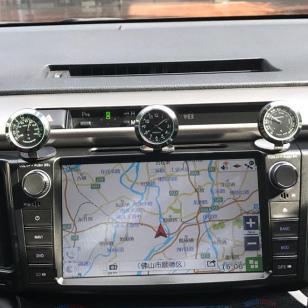 

digital accessories dashboard temperature ornaments clock watch interior hygrometer charms car