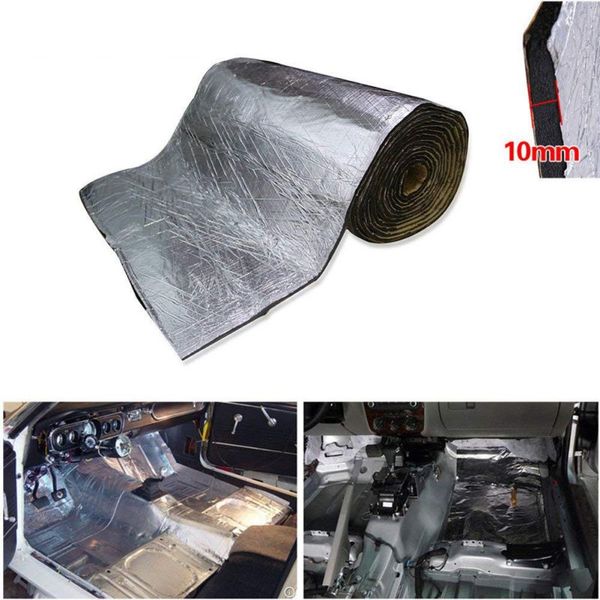

1pcs 5mm/10mm car truck firewall heat sound insulation mat sound noise insulation heat thermal proofing pad 50*200cm