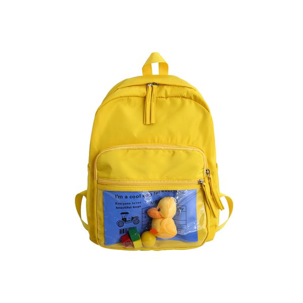 

cute clear women backpacks pvc stuffed toys transparent student schoolbags fashion teenage girls bags for school purse backpack