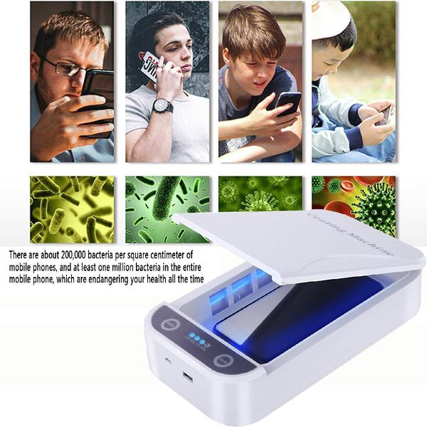 

multifunctional uv sterilizer disinfection box automatic uv sterilizer for mask toothbrush mobile phone ultraviolet disinfector pgqly