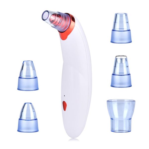 

electric blackhead remover nose face pore cleansing machine 5 heads vacuum suction facial cleaner cupping pore peeling skin care
