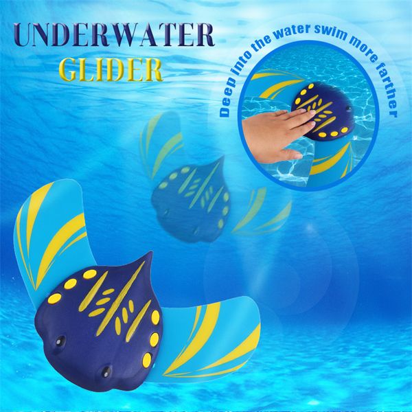 

pool accessories underwater glider with adjustable fins swimming toys kids summer bathtub beach hydrodynamic devil fish toys