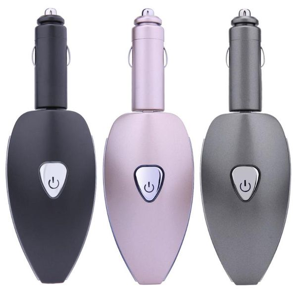 

car interior odor removal anion fragrance diffuser with 2 usb charging port auto car fragrance spray air freshener 3 colors