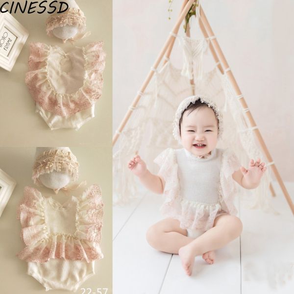 

newborn baby pgraphy props baby outfit lace hat pgraphy girl romper jumpsuit p shoot costume, Yellow