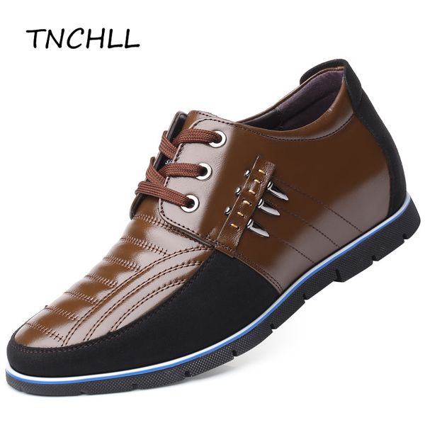 

men flats shoes genuine leather round toe lace up breathable comfortable low loafers business casual shoes se5087, Black