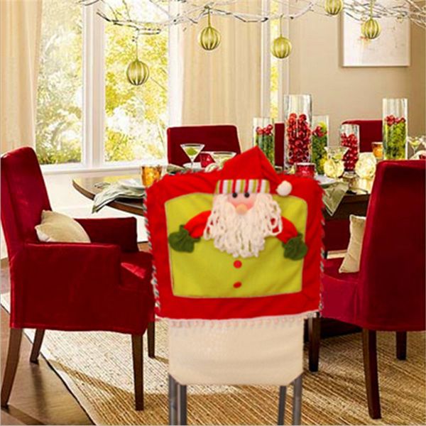 

christmas party decoration seat cover santa snowman elk hat dinner chair covers xmas gift christmas products supplies gi873689