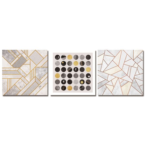 

dyc 10040 3pcs boreal europe geometric graph print art ready to hang paintings