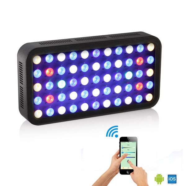 

fish tank 165w 300w dimmable led aquarium lights for marine aquarium professional full spectrum decoration sale